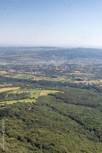 Landscape from Avala Tower near city of Belgrade, Serbia © Stoyan Haytov