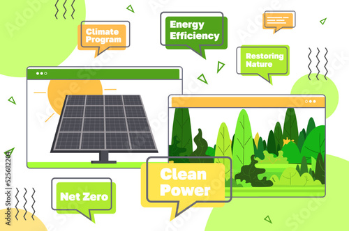 carbon credit concept responsibility of co2 emission environmental conservation sustainable ESG development