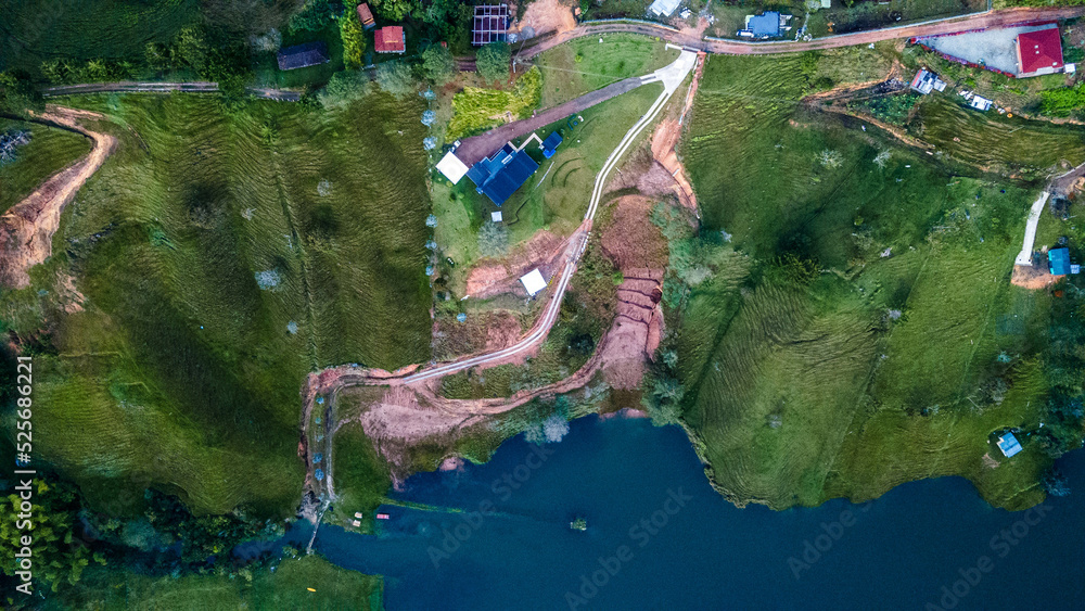 Foto desde arriba de la piedra Antioquia Colombia 