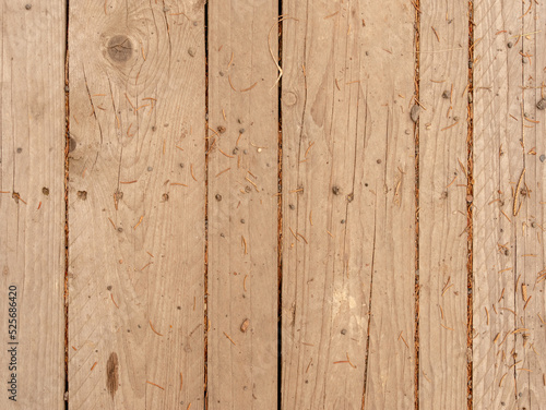 Wooden flooring for a pedestrian crossing.