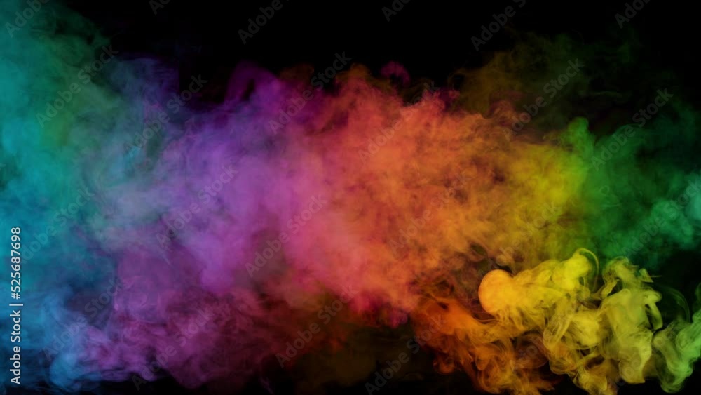 Super Slow Motion Shot of Atmospheric Colored Smoke Abstract Color Background at 1000fps. Super Slow Motion Shot of Atmospheric Colored Smoke Abstract Color Background at 1000fps.