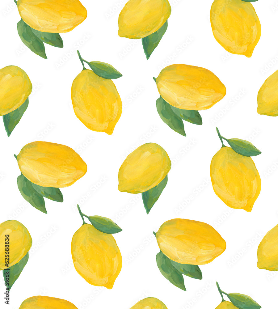 Yellow lemon pattern. Tropical citrus fruit background Yellow lemon pattern. Tropical citrus fruit background