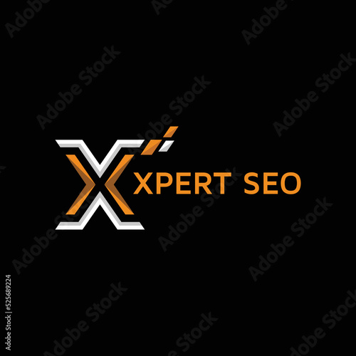 Modern logo design with X pert expert word