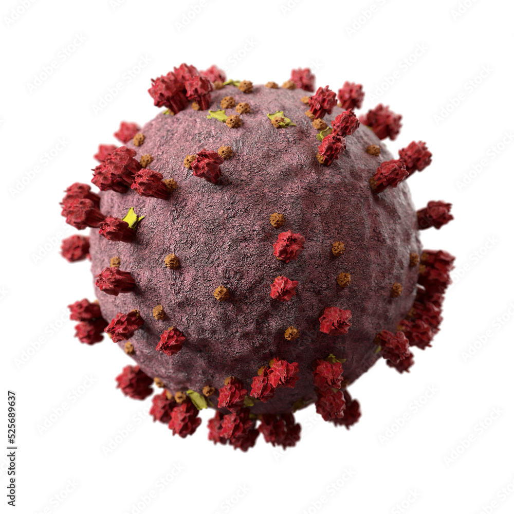 Coronavirus Covid-19 background - 3d rendering