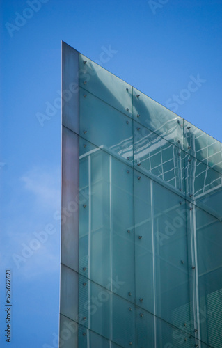 Architectural details of modern office building.