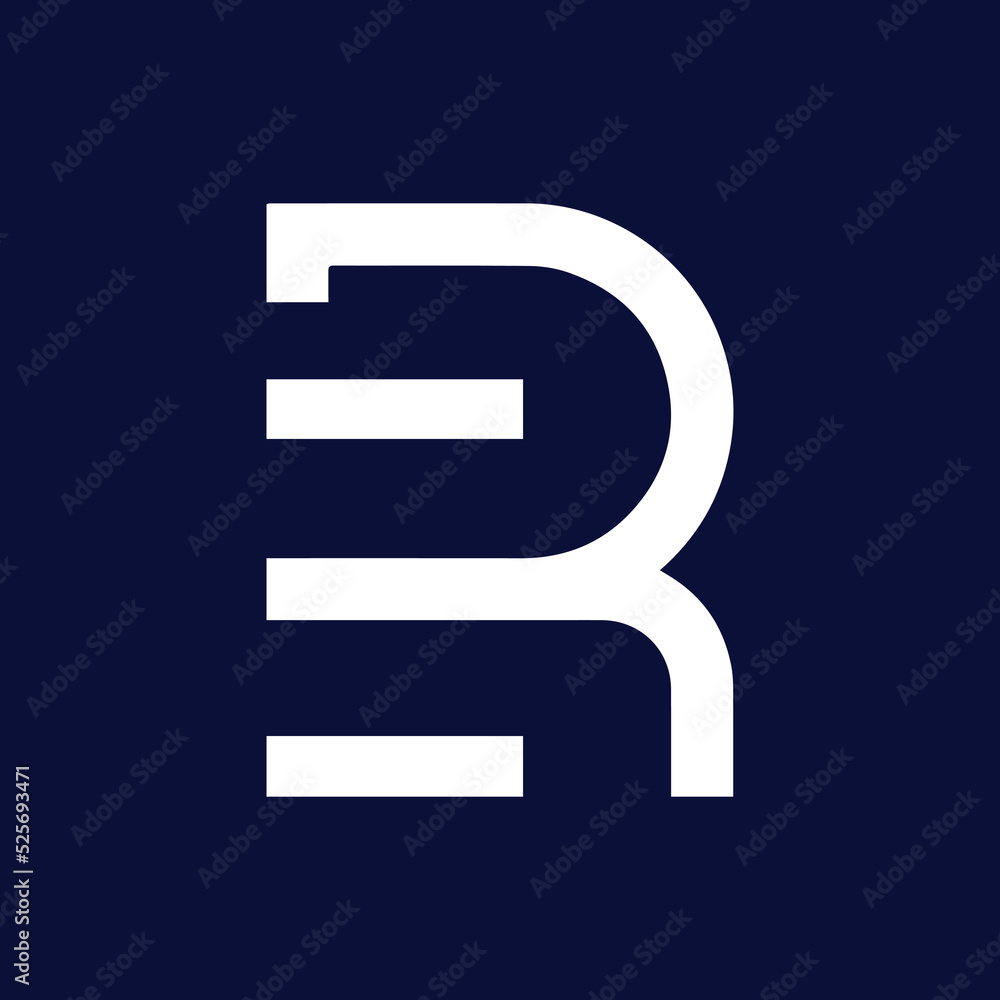 ER Logo Design , Initial Based ER Icon ER Logo Design , Initial Based ER Icon
