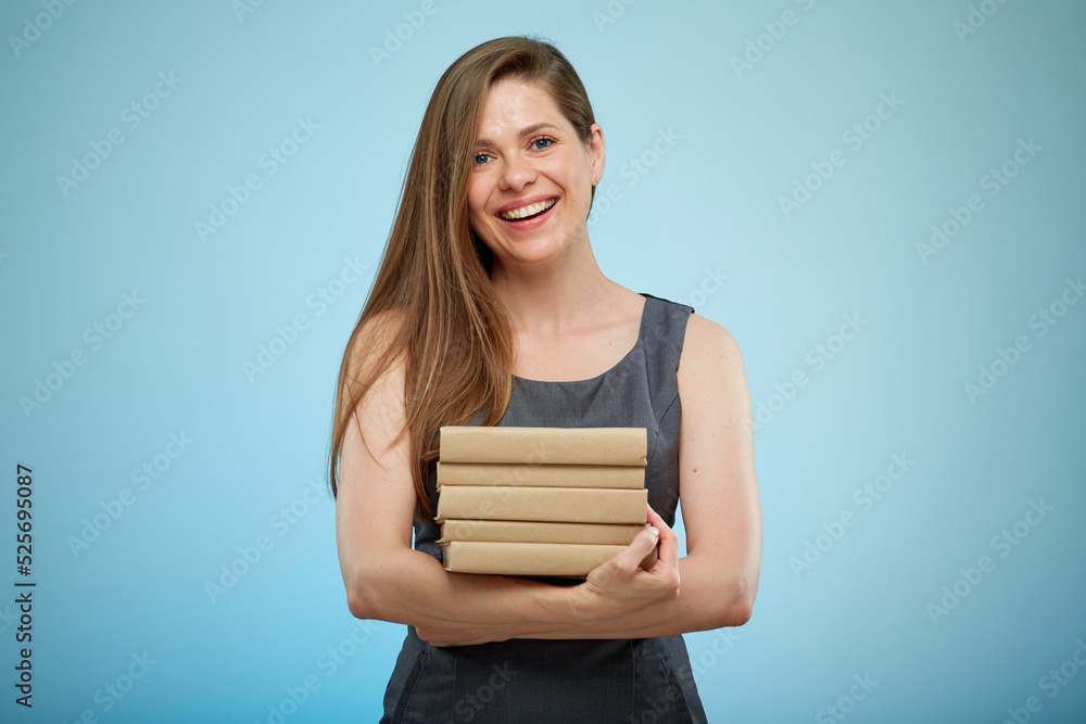 Smiling woman isolated portrait Smiling woman isolated portrait