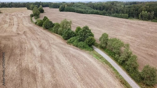 Aerial view of amateour rally