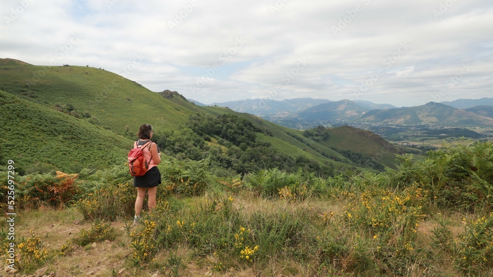 randonnée dans les montagne basques