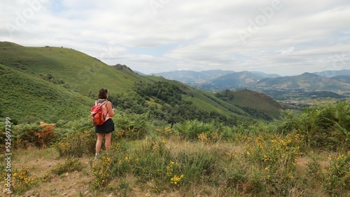 randonnée dans les montagne basques