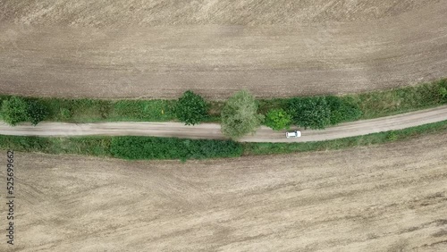 Aerial view of amateour rally