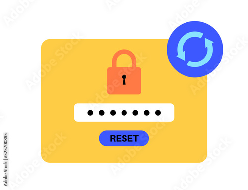 Reset password action