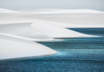 Leinwandbilder Dünen Weiße Dünen von Lencois Maranhenses  © Agata Kadar