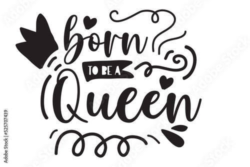 Queen hand lettering illustration for your design