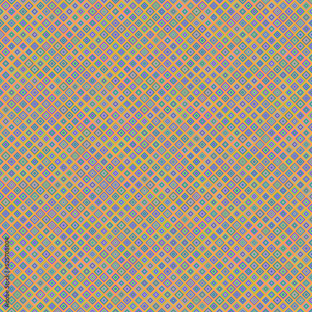 Color Rhombus tile tessellation pattern illustration