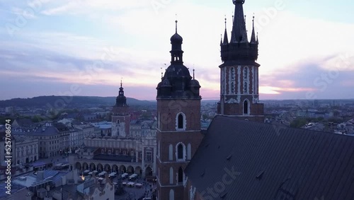 Wallpaper Mural Scenes from the bustling life of downtown Krakow, Poland Torontodigital.ca