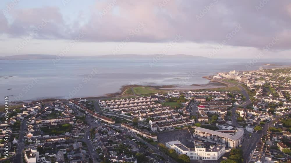 Early morning aerial view of Galway, Ireland. Early morning aerial view of Galway, Ireland.