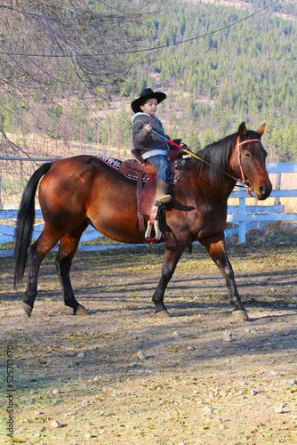 Cowboy and horse © Vanessa