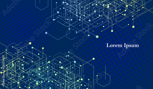 幾何学 抽象 青 黄色 科学 背景