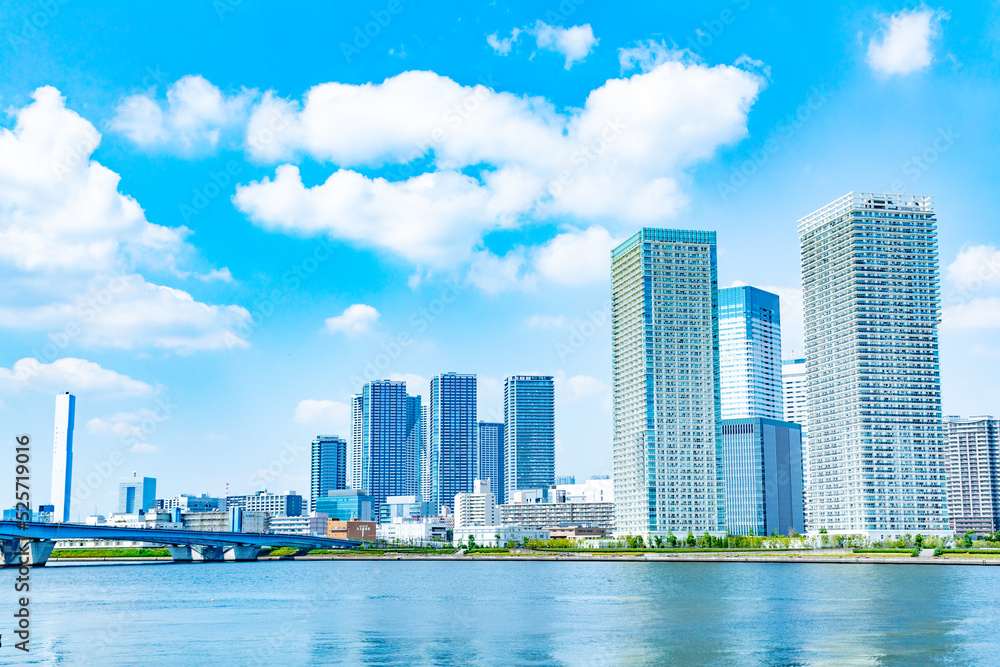 Sky, Toyosu Park, Skyline