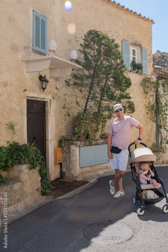 France Italy French Italian Village European Summer Father Son