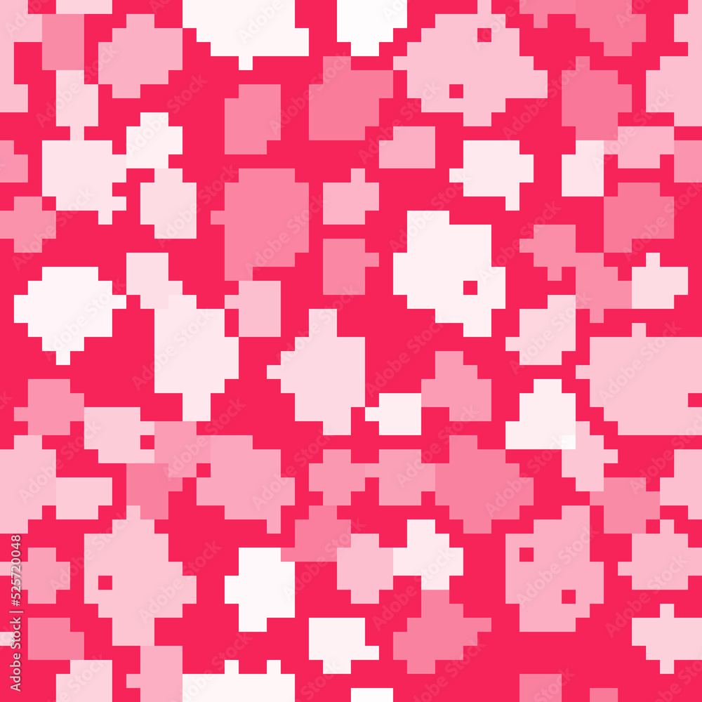 White line House or home with trowel icon isolated seamless pattern on red background. Adjusting, service, setting, maintenance, repair, fixing. Vector White line House or home with trowel icon isolated seamless pattern on red background. Adjusting, service, setting, maintenance, repair, fixing. Vector