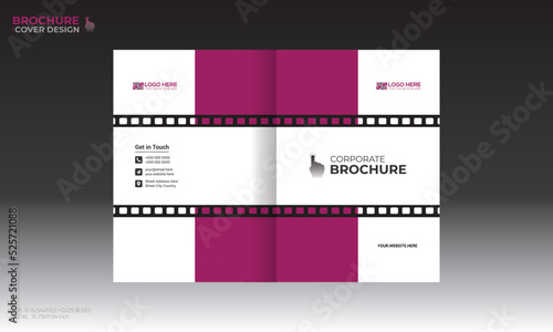 film company brochure cover design for producer , director and actor