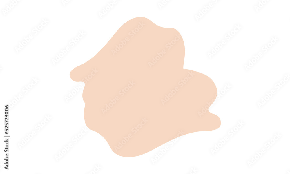 peach blob abstract peach blob abstract