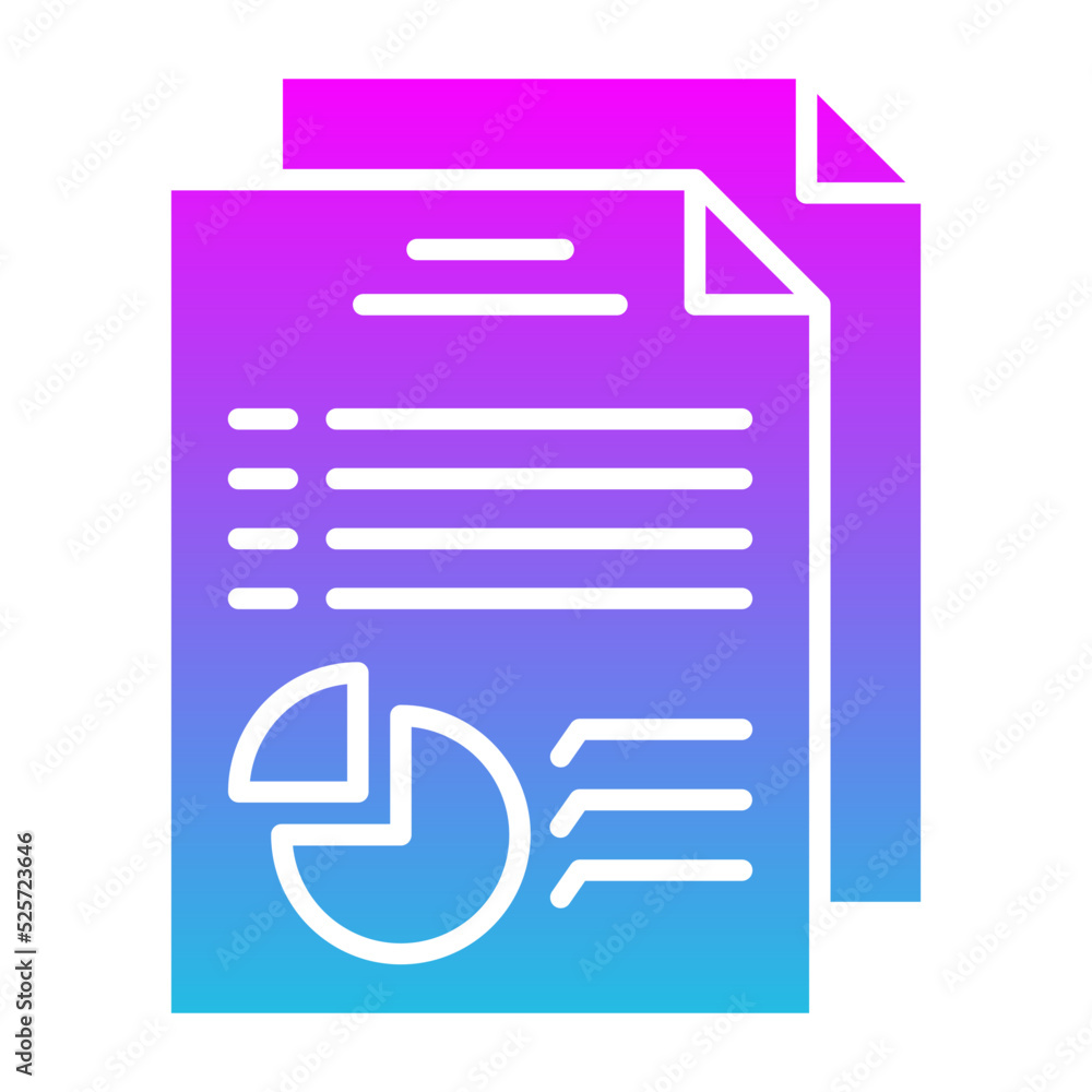 Market Research Glyph Gradient Icon Market Research Glyph Gradient Icon