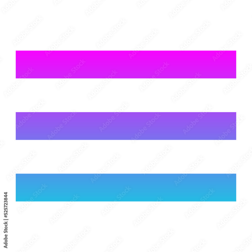 Menu Glyph Gradient Icon Menu Glyph Gradient Icon