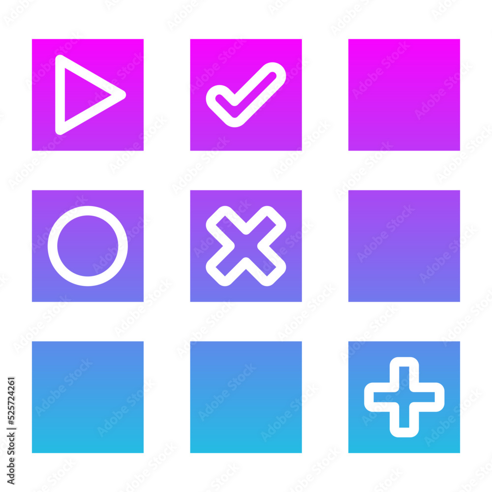 Fototapeta premium Category Glyph Gradient Icon