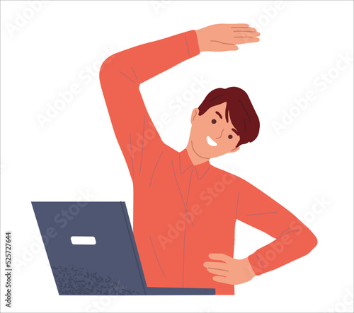 employee active stretch fatigue cramps muscle health break office