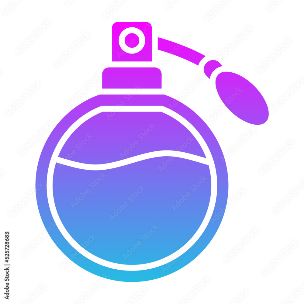 Obraz premium Perfume Glyph Gradient Icon