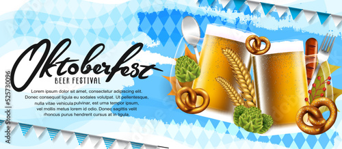 oktoberfest vector design can be use for poster, invitation and celebration purpose