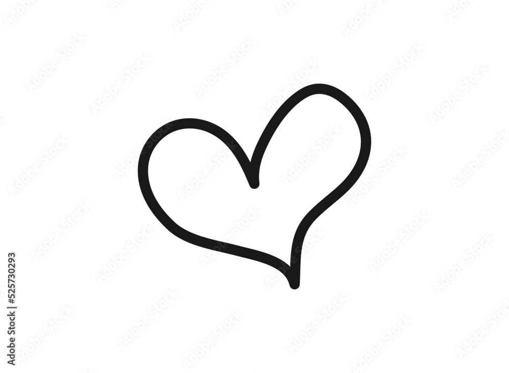 Hearts doodle collection. Hand drawn valentine's day heart icons. Love design elements. Hearts doodle collection. Hand drawn valentine's day heart icons. Love design elements.