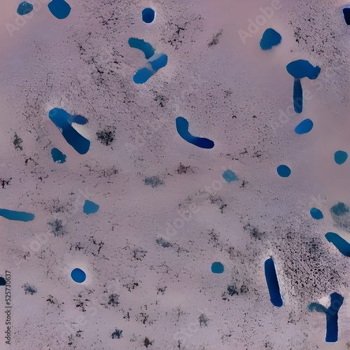 3D Bacteria Lactobacillus, illustration. Normal flora of small intestine, lactic acid bacteria. Probiotic bacterium photo