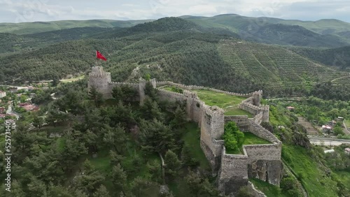 Boyabat Castle Drone Video, Boyabat Sinop, Turkey photo