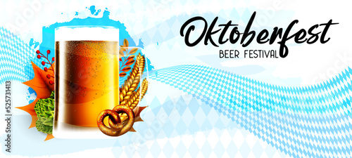 oktoberfest vector design can be use for poster, invitation and celebration purpose