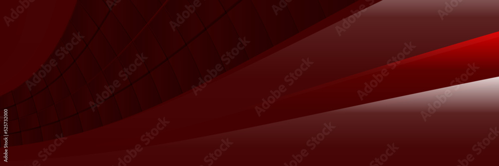 Modern red background vector