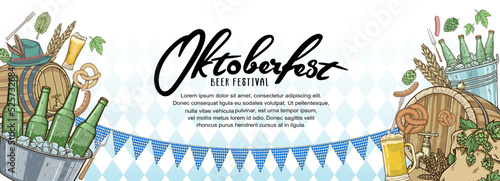 oktoberfest vector design can be use for poster, invitation and celebration purpose
