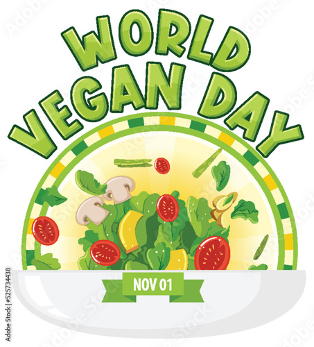World Vegan Day Logo Design