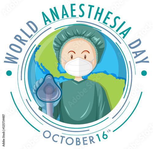 World Anaesthesia Day Banner Design