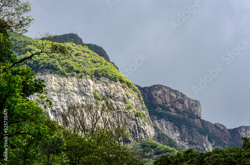 Bottom view of Fortaleza Canyon, from Black Tiger Trail (Trilha do Tigre Preto) at Rio das Pedras River, in Jacinto Machado, Santa Catarina state, Brazil