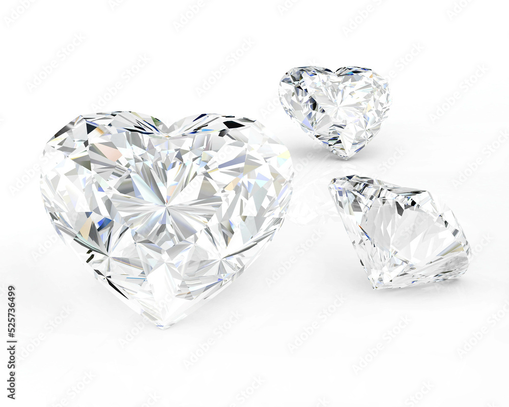 gemstone on background.3D rendering gemstone on background.3D rendering