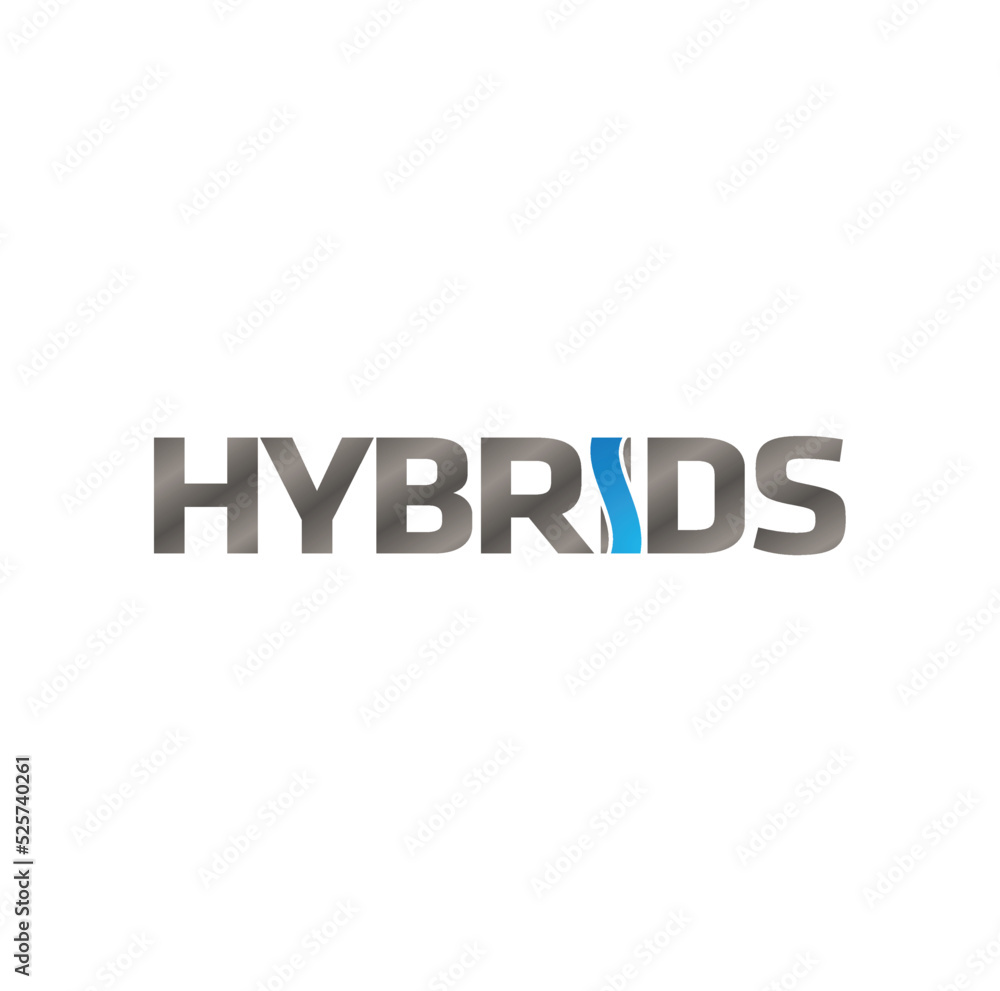 Hybrids battery icon. Logo design. Vector Illustration.