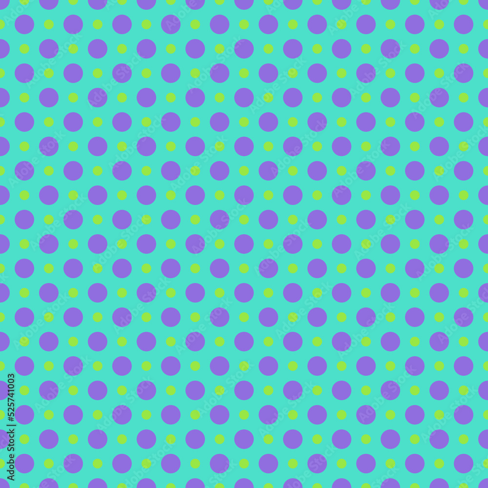 Geometric repeated pastel lilac and yellow polka dots isolated on a light cold green background Abstract small scale circles fashion pattern Rustic, country, cottage decor, farm house, retro style Geometric repeated pastel lilac and yellow polka dots isolated on a light cold green background Abstract small scale circles fashion pattern Rustic, country, cottage decor, farm house, retro style