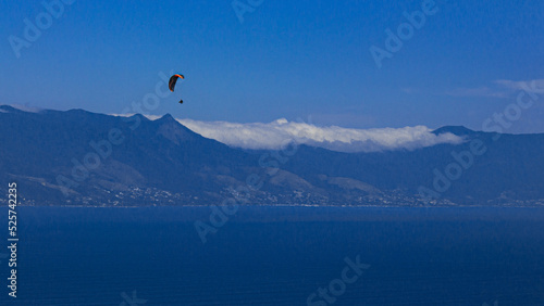 paragliding on the mountain