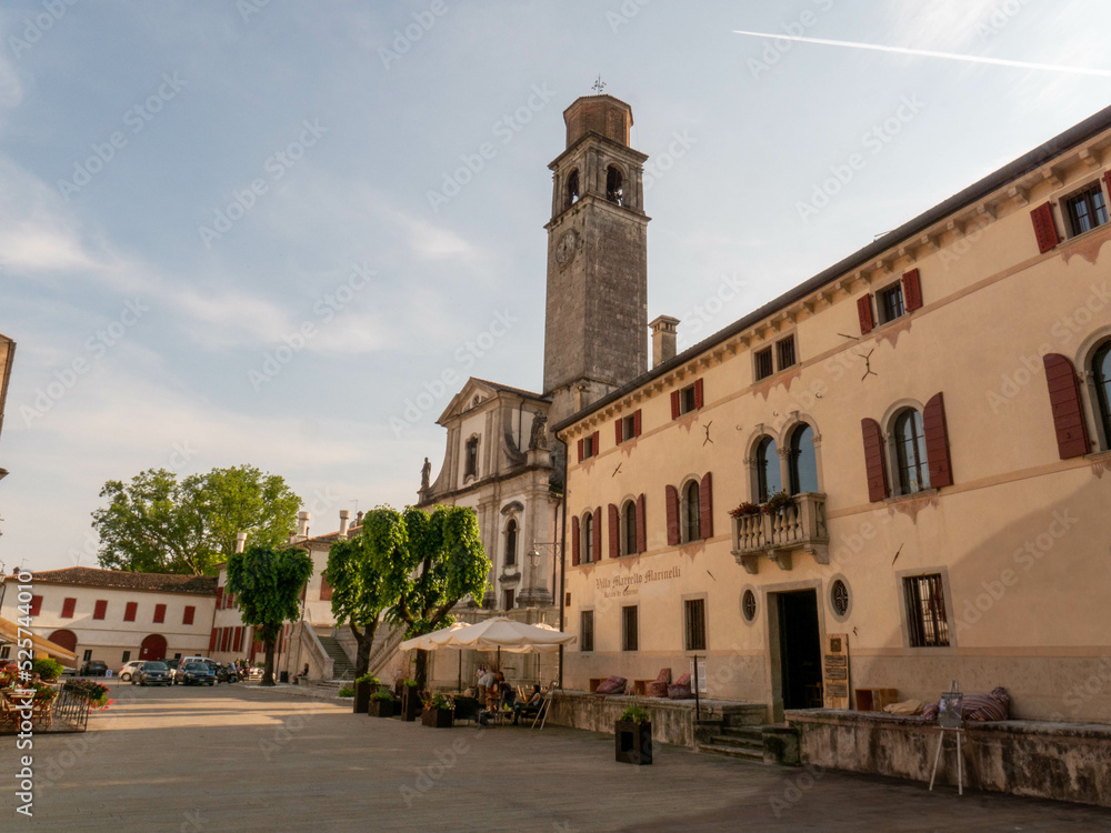 Cison di Valmarino, one of the most suggestive villages in Veneto. 