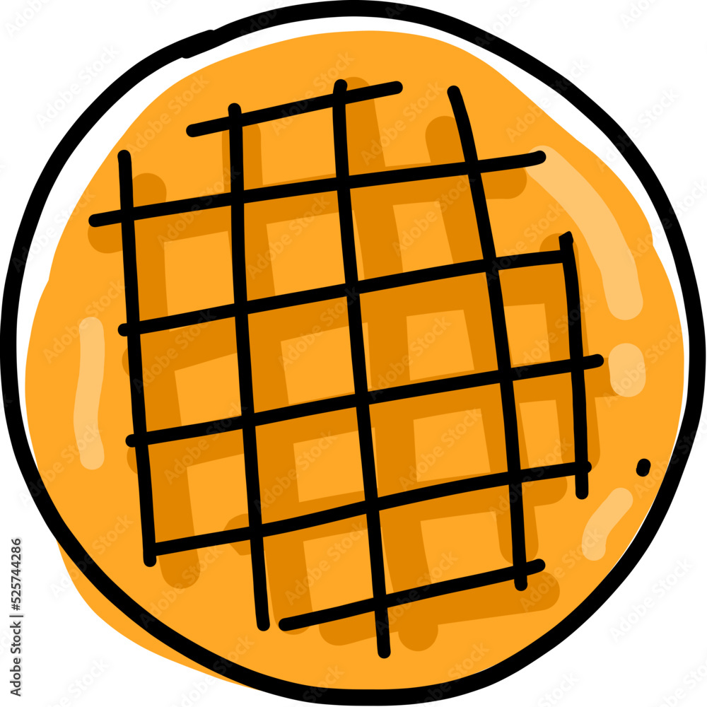 Waffle Vector Illustration Waffle Vector Illustration