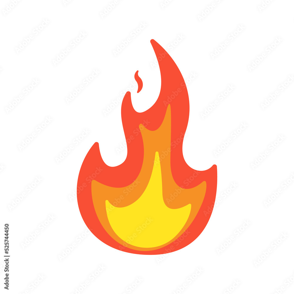 Vector Collection of Flame. Simple fireball design Campfire and fire prevention ideas Vector Collection of Flame. Simple fireball design Campfire and fire prevention ideas